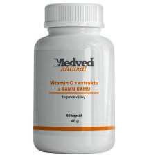 Medveď natural Vitamín C z extraktu z Camu Camu 60 kapsúl