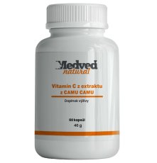 Medveď natural Vitamín C z extraktu z Camu Camu 60 kapsúl