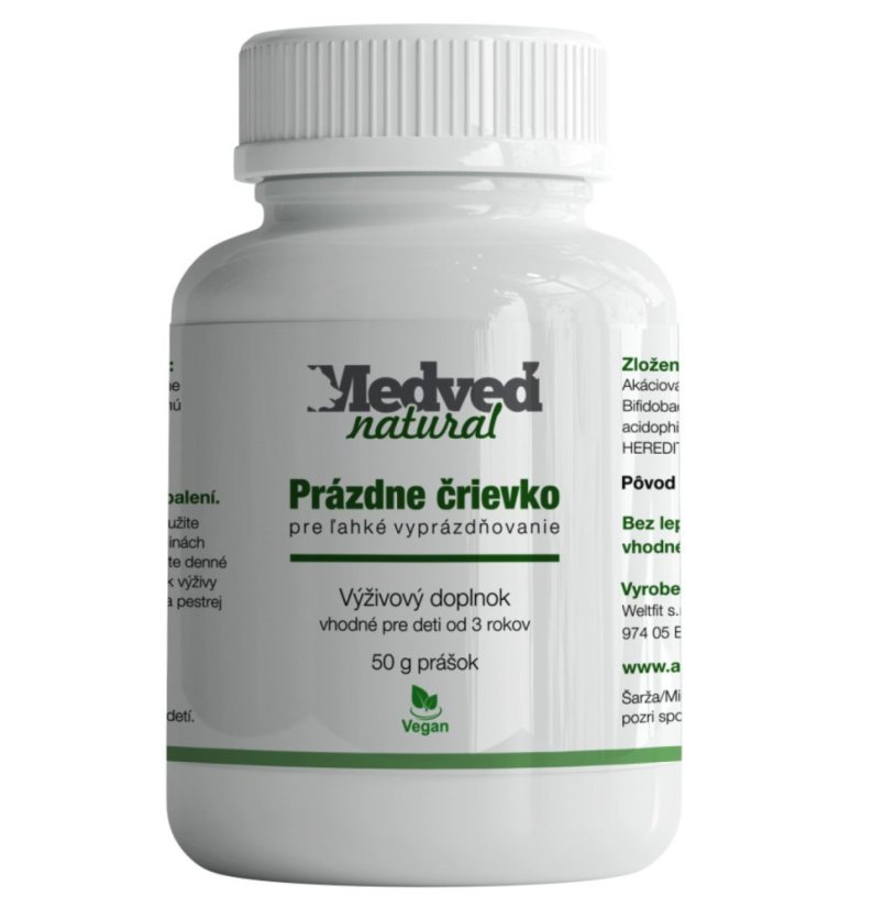 Medveď natural Prázdne črievko 50g