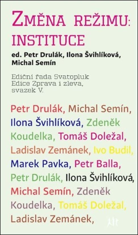 Změna režimu Instituce