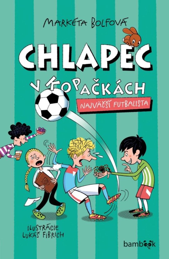 Chlapec v kopačkách- Najväčší futbalista
