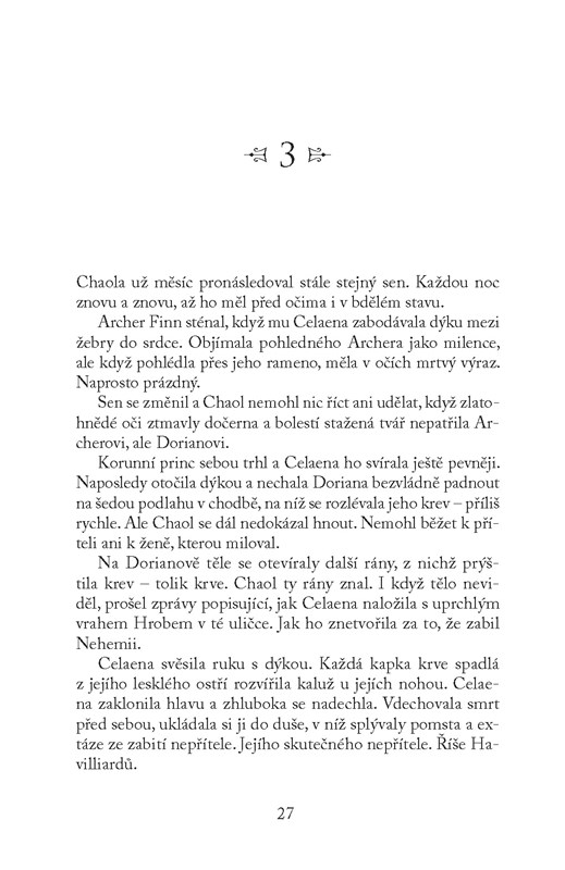 Dědička ohně - Skleněný trůn 3
