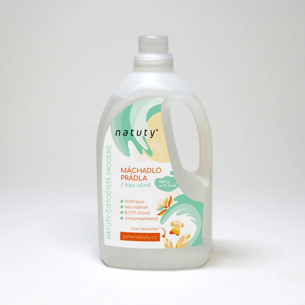 Máchadlo bielizne bez vône 1500g - Natuty